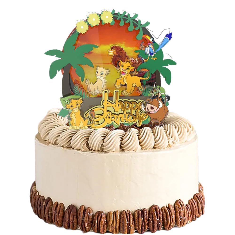 Décoration Gateau Le Roi Lion Personnalisée - Cake Topper Le Roi Lion