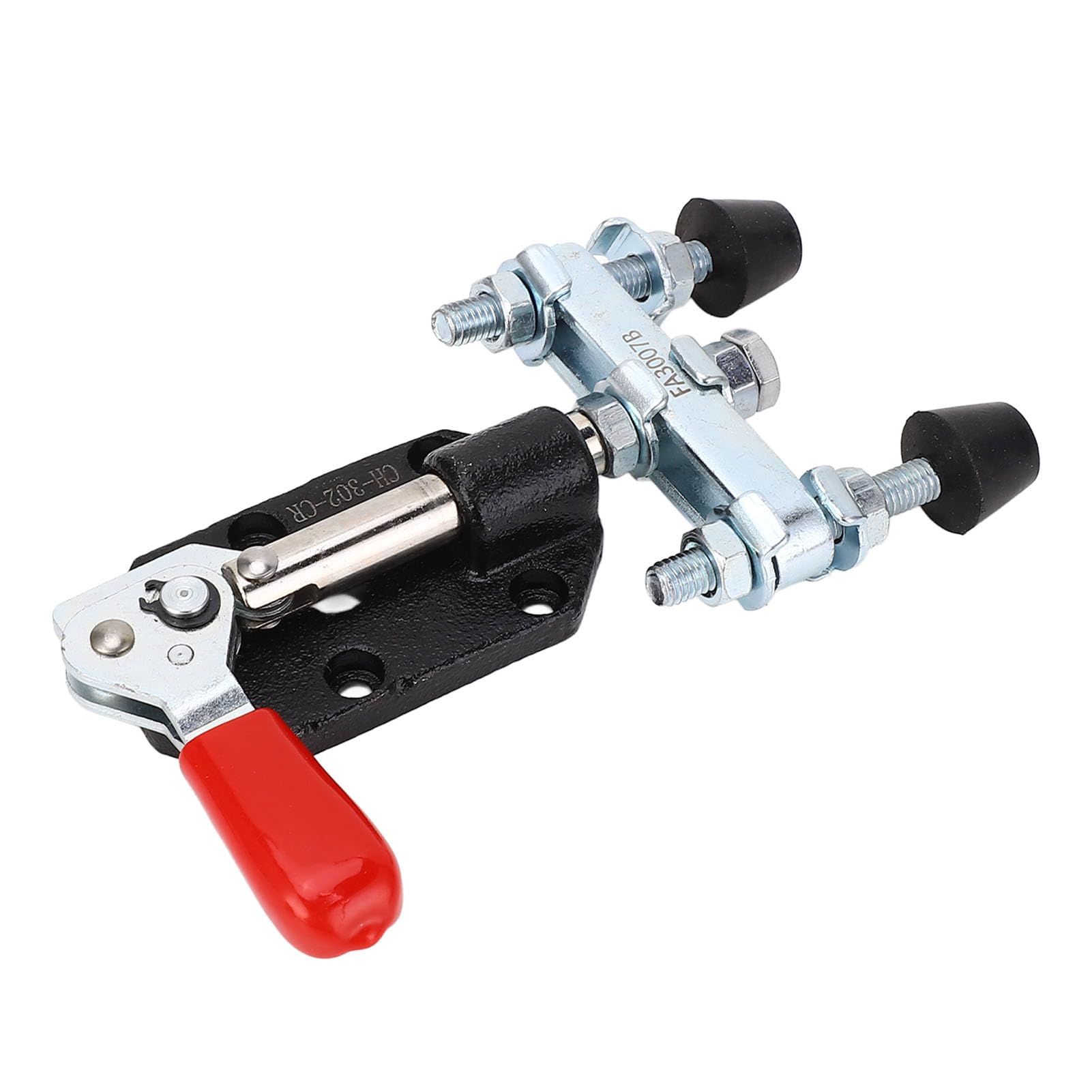 Push Pull Toggle Clamp, Toggle Clamp Quick Release Double Head, Push Pull Clamp 90kg Holding Capacity for Metal Boards, High Carbon, Toggle Clamps