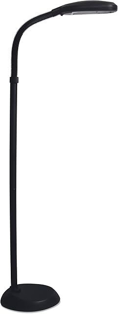 Lifemax 24W High Vision Reading Lamp Black Floor 250.1XBLK