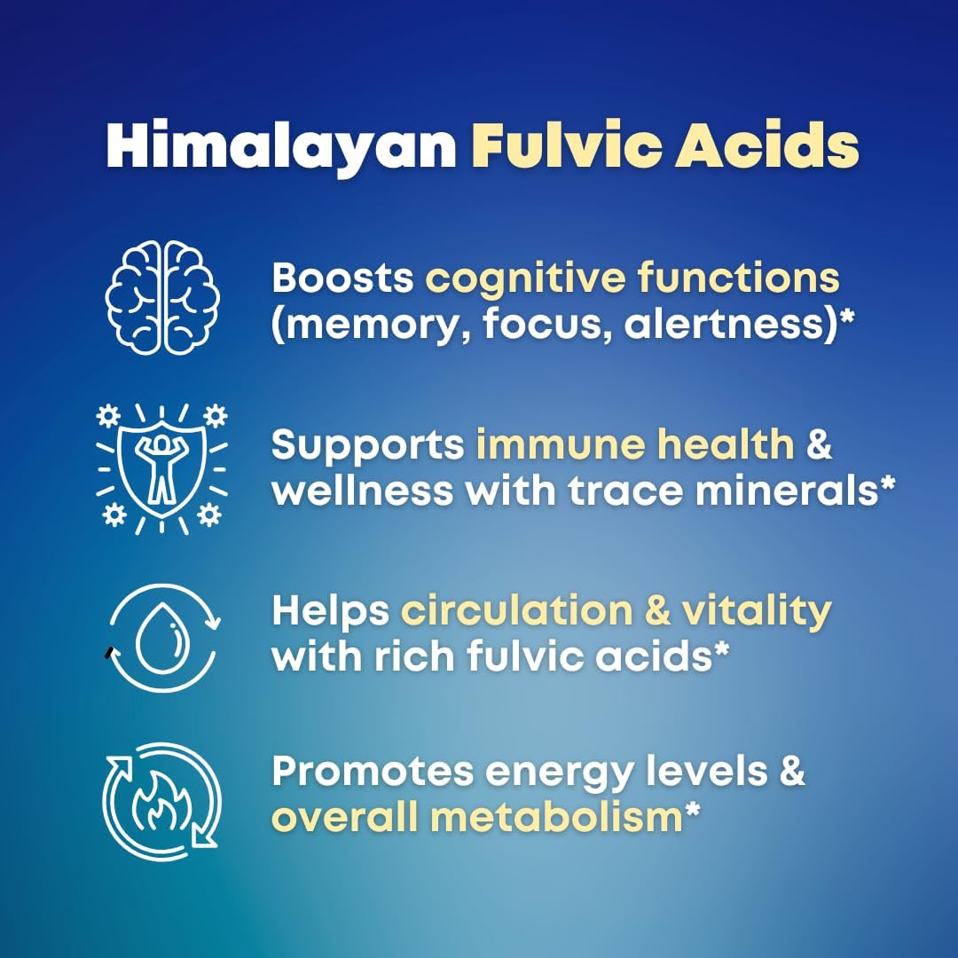 Shilajit Pure Himalayan Organic Capsules with Irish Sea Moss, Ashwagandha, Copper, Beet Root - Fulvic Acid Trace Minerals Supplement for Men & Women - 90 Count, Non-GMO, Gluten-Free - Image 3