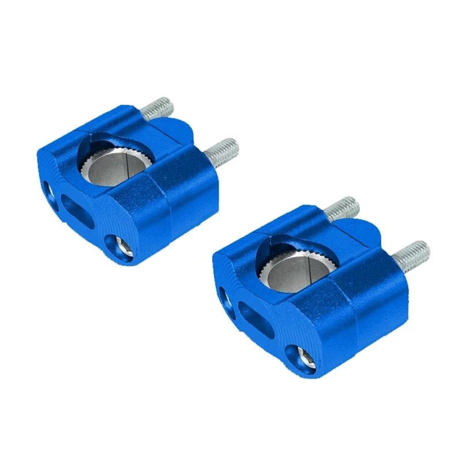 Hdhcscagh Blue Universal 22 Mm 28 Mm Motorcycle Bar Clamps Handlebar Adjustable Risers Adapter Motorbike Fixing Stand Handlebar Clamps Risers(,28 Mm)