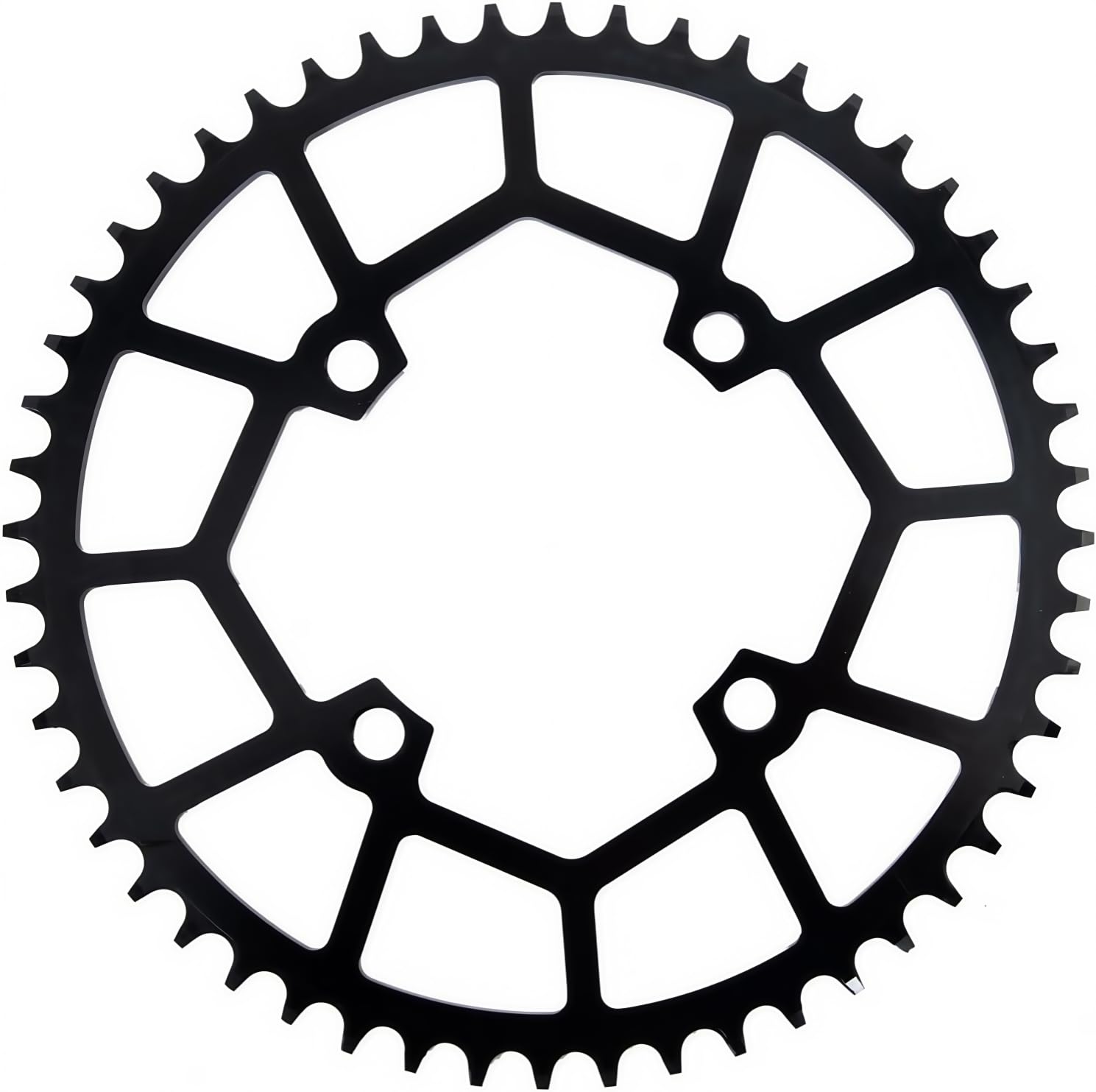YBEKI 104 BCD Narrow Wide Kettenblatt 32-52T | Runden Oval Design | 7075-T6 Flugzeugaluminium | Militär-Hartanodisierung HV800 | Anti-Kettenabwurf Design | Für Shimano/SRAM 8-11 Speed MTB/Rennrad