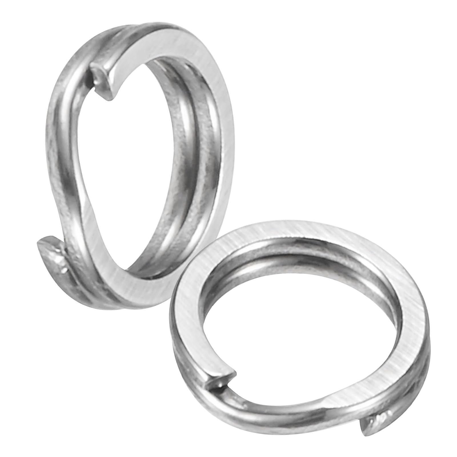 TIXIPEM 60PCS Split Rings Fishing 3# 17kg Stainless Steel