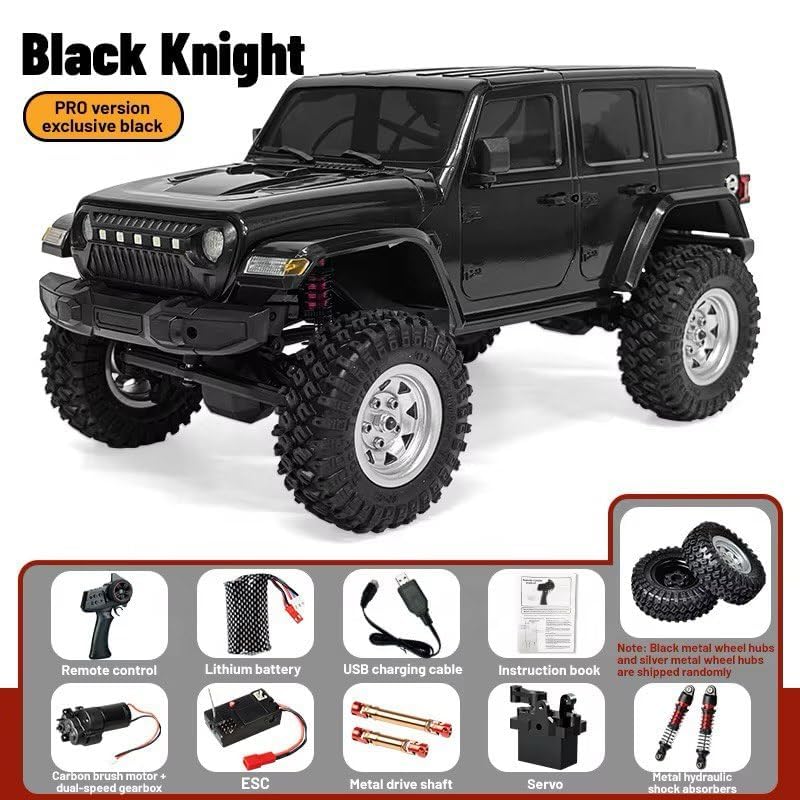 Image of Jet RoyC8801-PRO Off Road 1 /18 RC Truck 4x4 Off Road Crawler Climbing Vehicle All Terrain RC Monster Truck Remote Control Car with Bright Headlight 2 Batteries Waterproof Hobby Toy (C8801 PRO)
