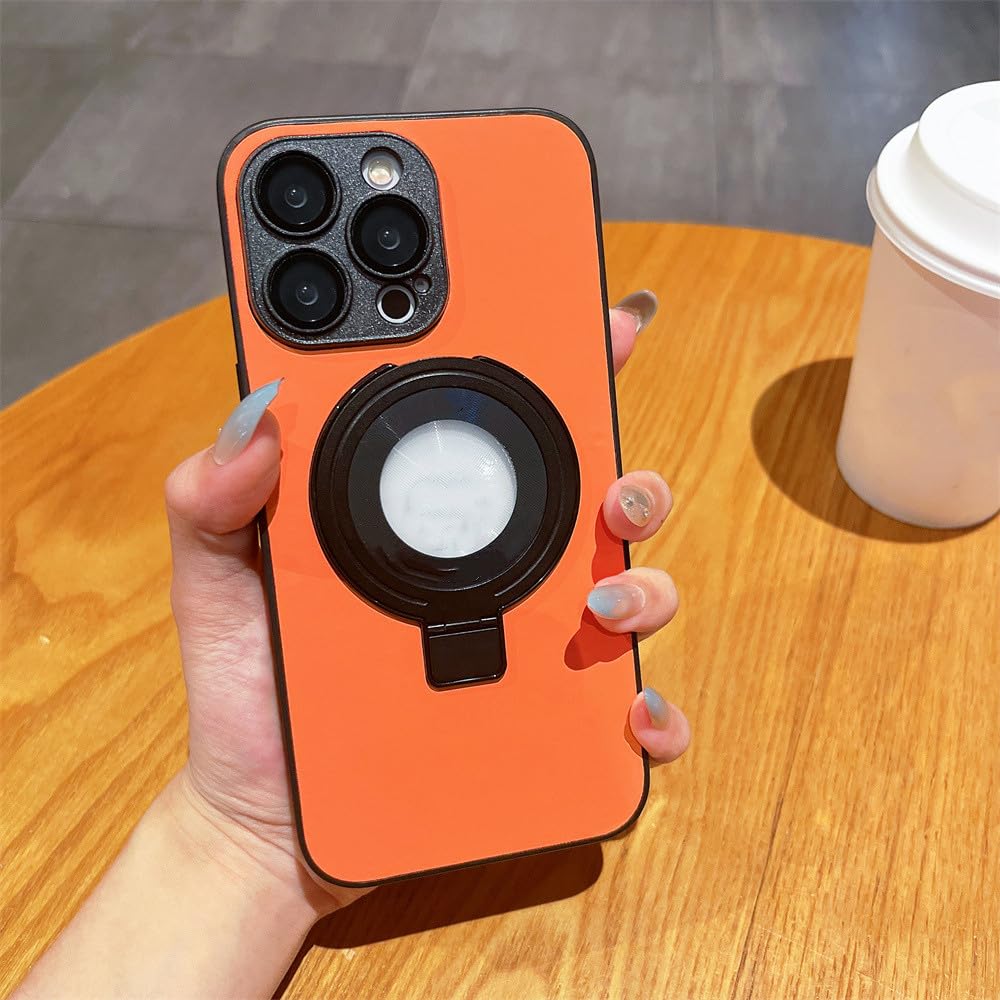 Étui de support en cuir PU de mode pour iPhone 12 et 14 Plus, parfait pour le bureau