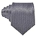 Barry.Wang Designer Classic Ties for Men Set Formal Pocket Square Cufflink Check Plaid