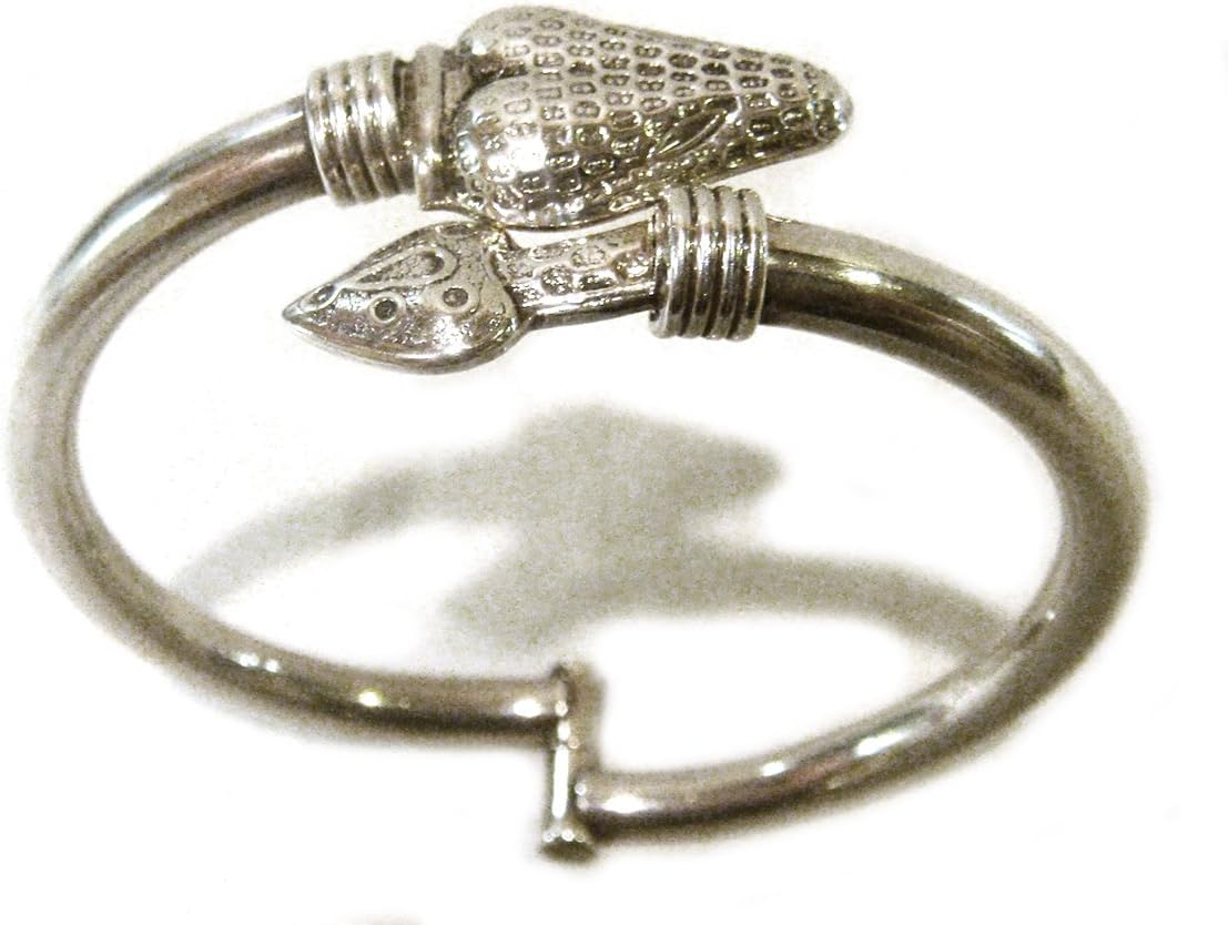 TAXCO .925 Sterling Silver Snake Bracelet Adjustable Handcrafted from Mexico