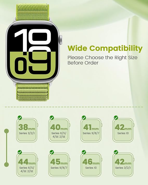 SimpleThings Naylon Sport Loop Band Apple Watch Bileklik 46 mm 45 mm 44 mm 42 mm 41 mm 40 mm 38 mm, Trail Loop Spor Bileklik iWatch Seri 11 10 9 8 7 6 5 4 3 2 1 SE Kadın Erkek için