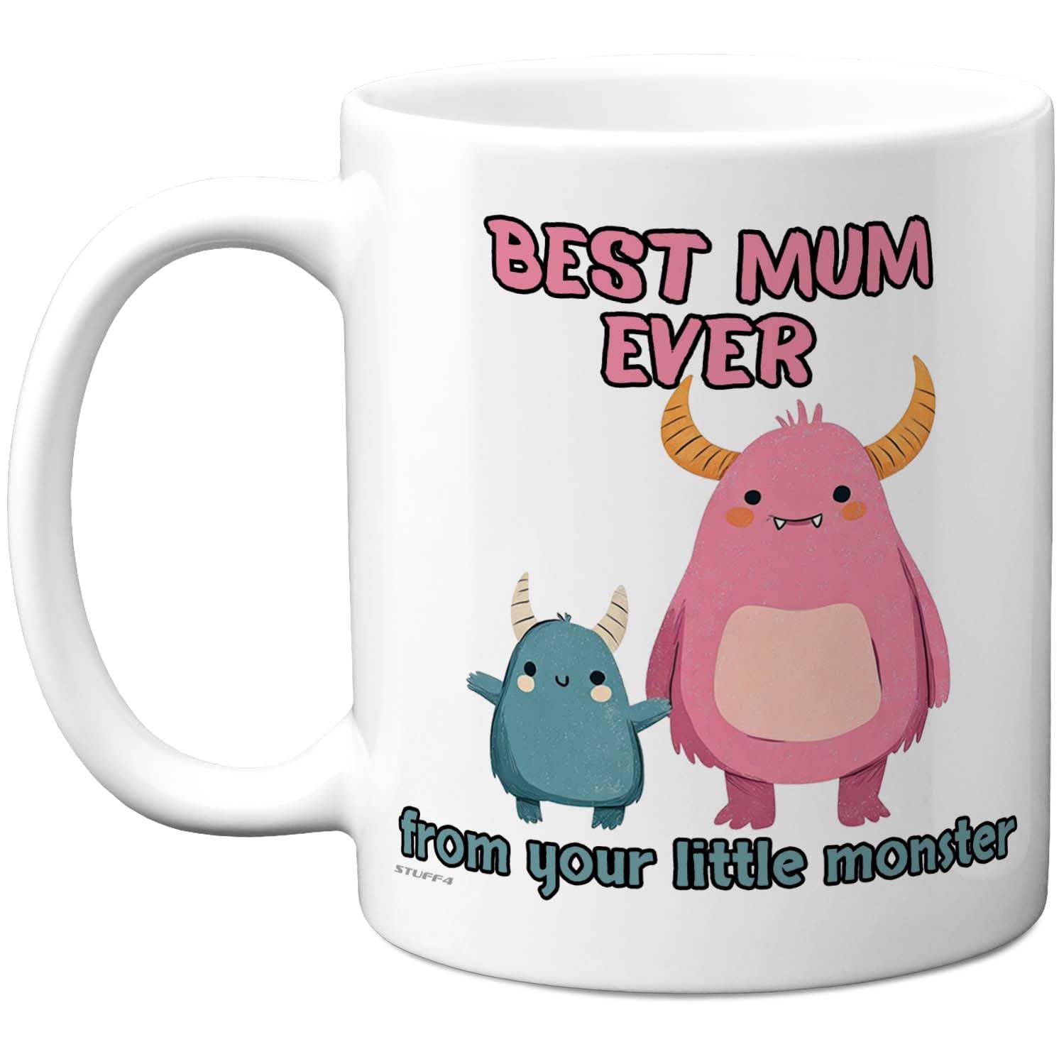 Stuff4 Mother's Day Mug for Mum, Cute Cartoon Monsters Design โ image 1