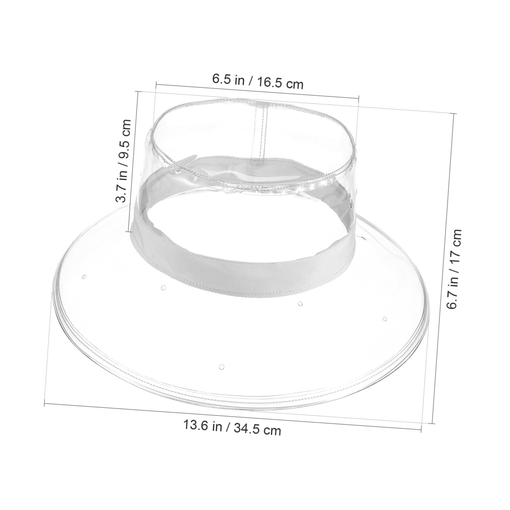 ULTECHNOVO Cappello da Trasparente Cappello Unisex per Spiaggia Ciclismo e Escursionismo Protezione e Pioggia Accessorio Outdoor per Uomo e