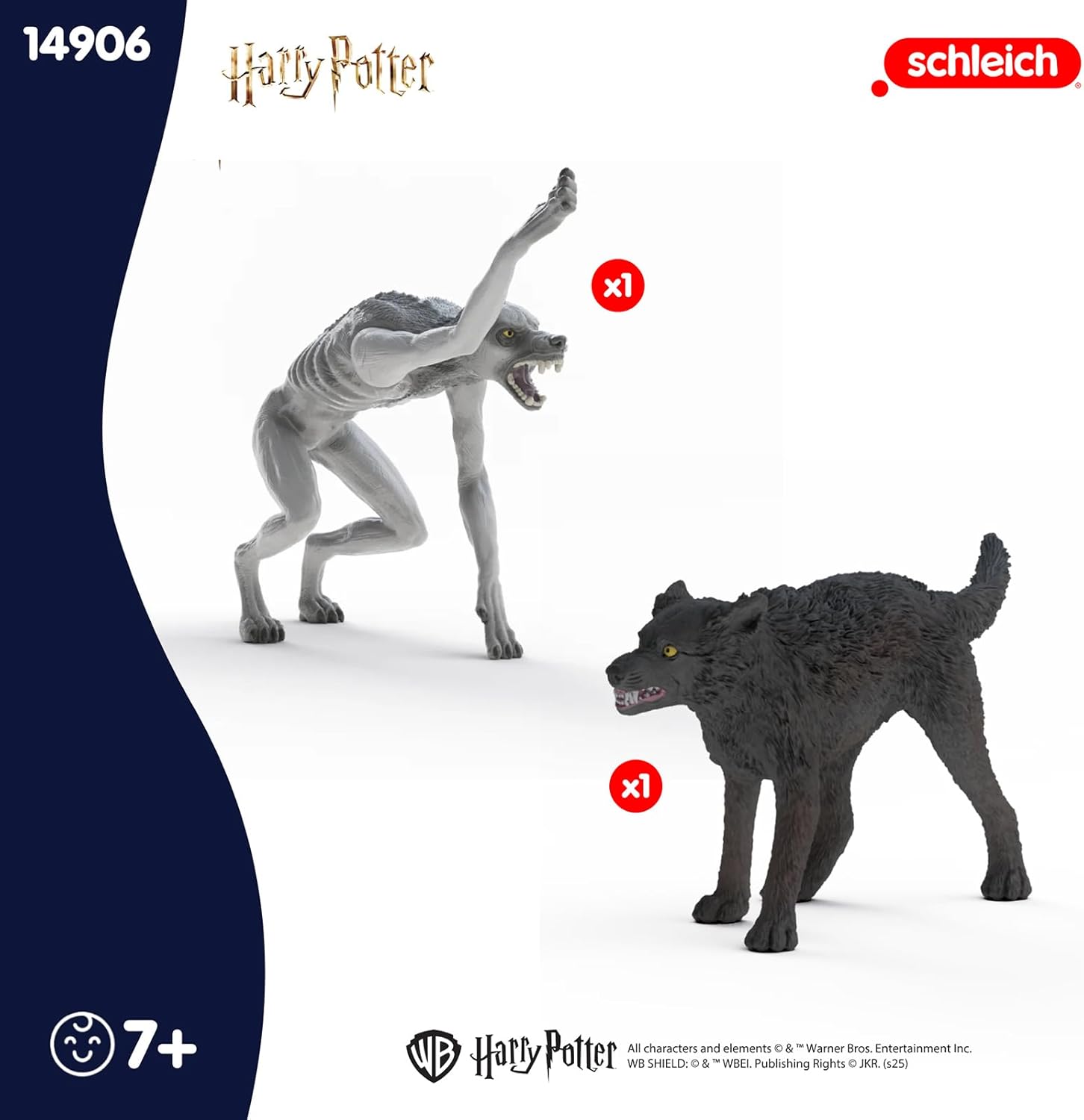 Schleich Harry Potter - Werewolf vs Animagus Playset - Collectable Sirius Black & Lupin Figures - Wizarding World Toys for Kids Ages 6+ | 14906