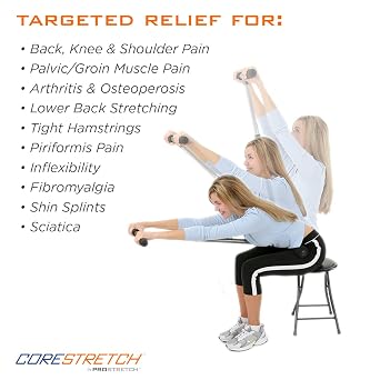 ProStretch Z & ProStretch CoreStretch Bundle - Stretching Tools for Back, Hip, and Glute Pain Relief