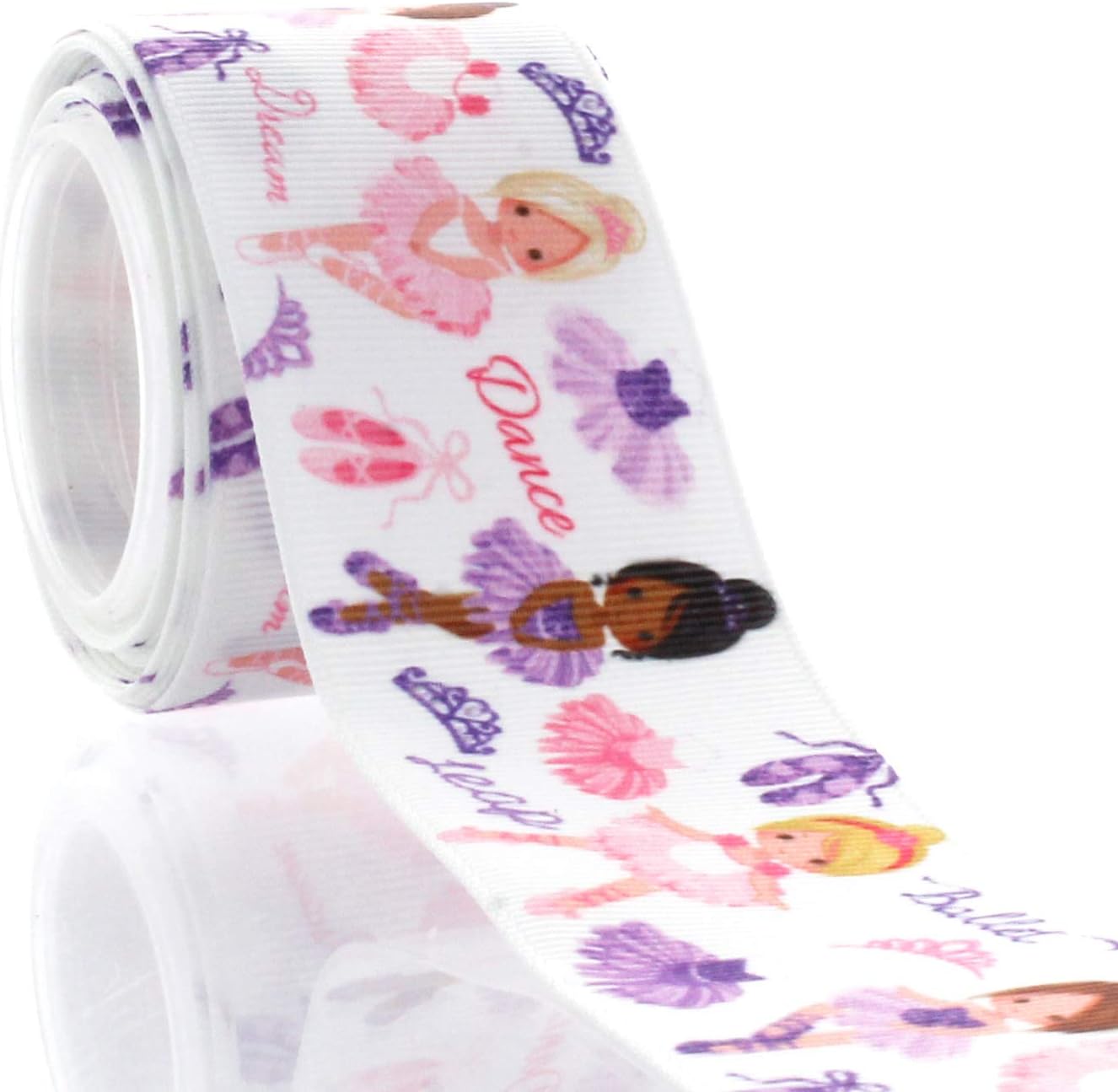 1.5" Ballerinas Grosgrain Ribbon 100yd