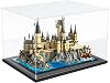 Nynelly Acrylic Display Case for Lego Hogwarts Castle 76419 for Lego Himeji Castle 21060 for Lego Display Case for Models Figures Assemble Dustproof Thickened Clear Display Box Display CabinetBlack