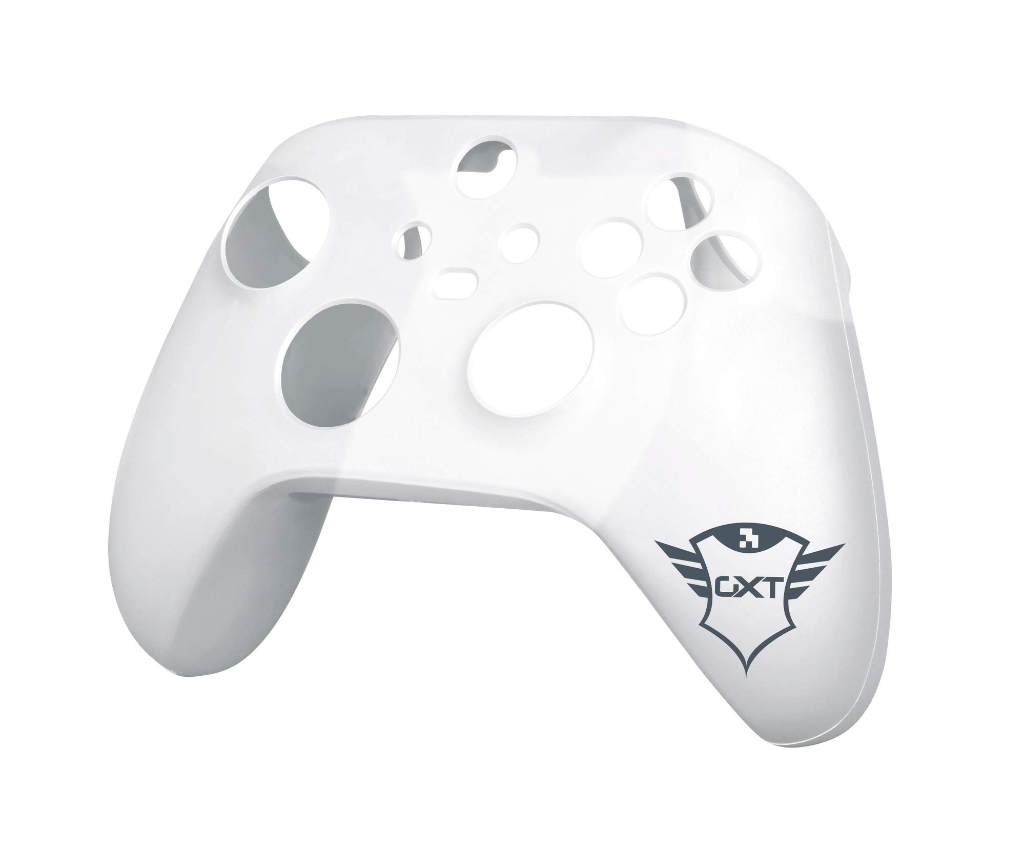 Trust Gaming GXT 749 Cover Skin per Xbox Series X Controller, Custodia Antiscivolo per Xbox Controller, Silicone Gomma Protettiva Joystick Case Accessori Xbox Series S - Transparente