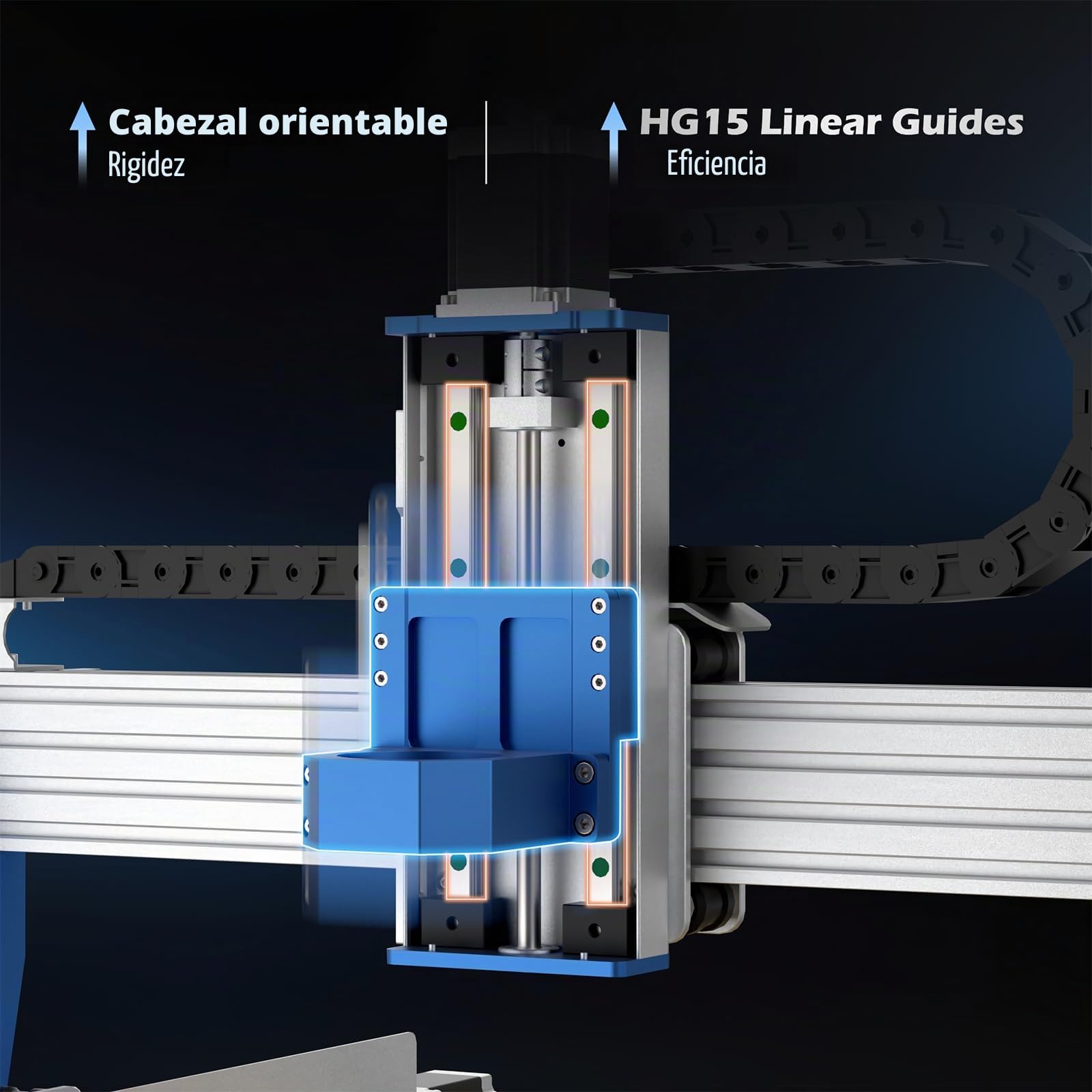 Genmitsu PROVerXL 4030S CNC Fresadora 710W para madera y metal | Máquina de grabado de 3 ejes con MCU de 32 bits, guía lineal, altura Z de 130 mm, control GRBL y soporte para aplicaciones