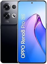 OPPO Reno8 Pro Smartphone, MediaTek Dimensity 8100-MAX 5G 6.7" 120Hz AMOLED Screen, 50MP + 8 2 Rear Camera, 32 Front Camera, RAM GB ROM 256 4500mAh 80W Supervooc, Glazed Black