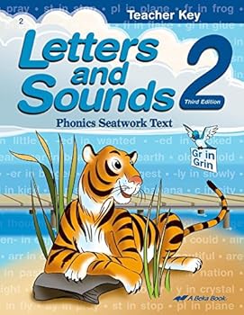 Spiral-bound Letters and Sounds 2 Phonics Seatwork Text Teacher Key, Third Edition [2009] [A Beka Book] [95850] Book