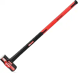 MAXPOWER Marreta de 3,6 kg, comprimento do cabo de fibra de vidro de 81 cm