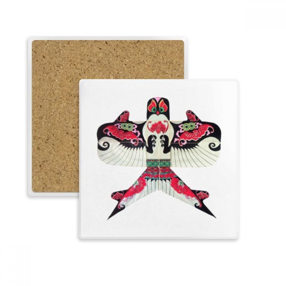 Pierre absorbante pour dessous de verre anti-taches au style cerf-volant chinois traditionnel