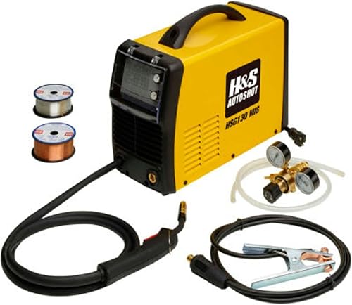 H&S Autoshot HSW-6213 - Soldador MIG compacto para talleres de mantenimiento, garajes y mecánicos profesionales y de bricolaje, potente pero ligero