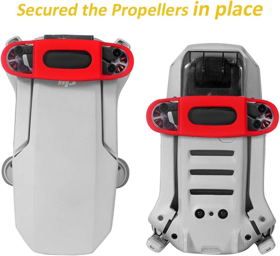 REEYEAR Propellers Fixator Compatible with DJI Mavic Mini Drone Props,Propellers Protective Holder Guard Prop Blade Stabilizer Protector for Mavic Mini Propellers 2 Pcs Red