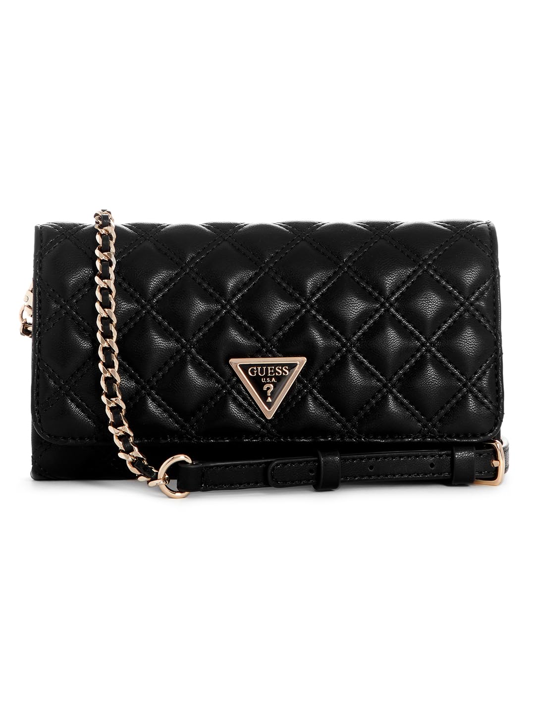 Guess Giully Mini Xbody Flap Organizer Black-image