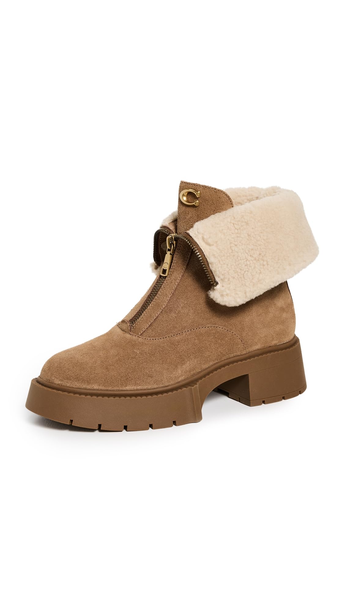 Coach Leah Platform Zip Bootie