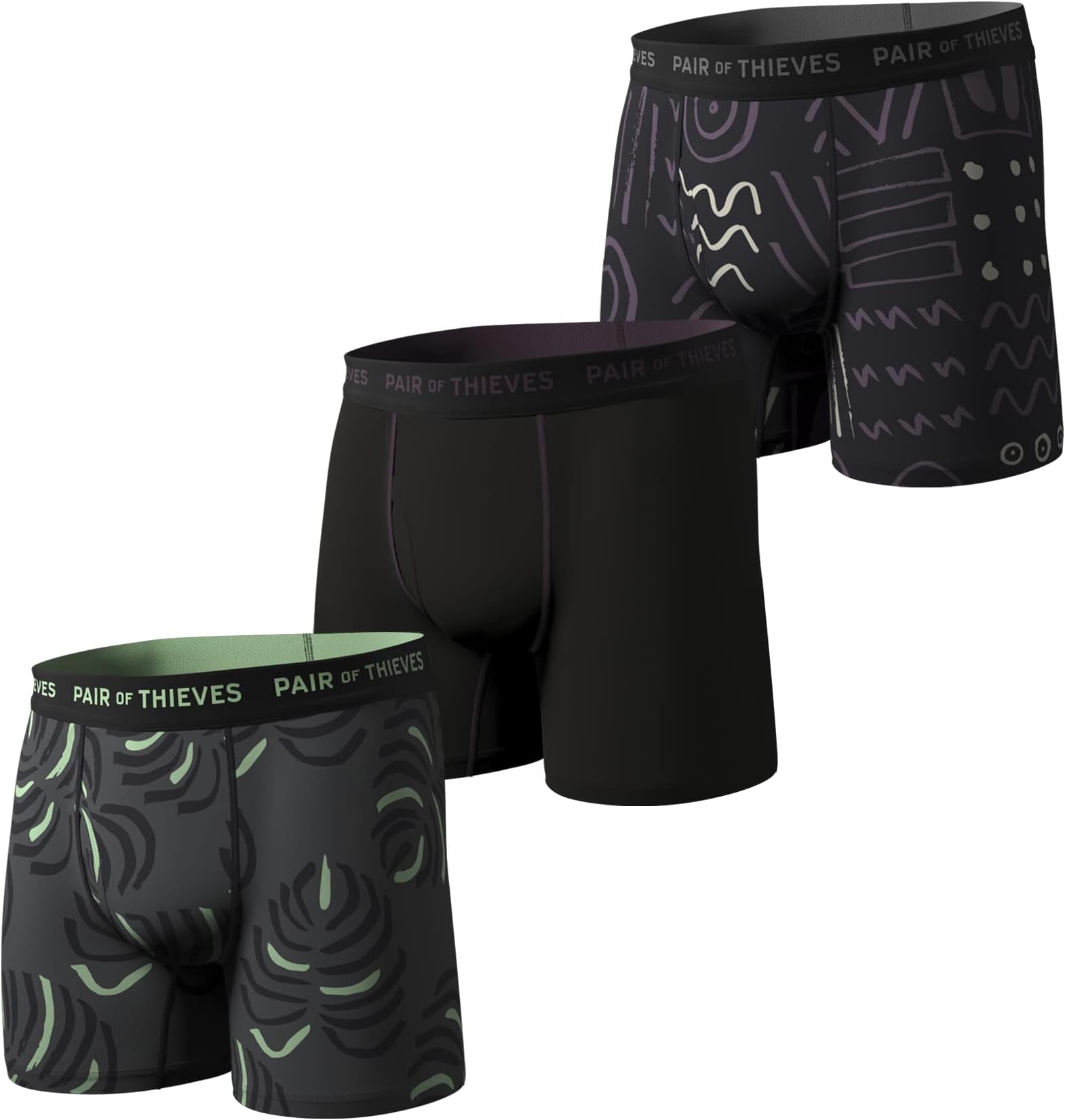 Pair of ThievesSuper Soft Boxer Briefs for Men Pack, 3 Pack Underwear, AMZ Exclusive