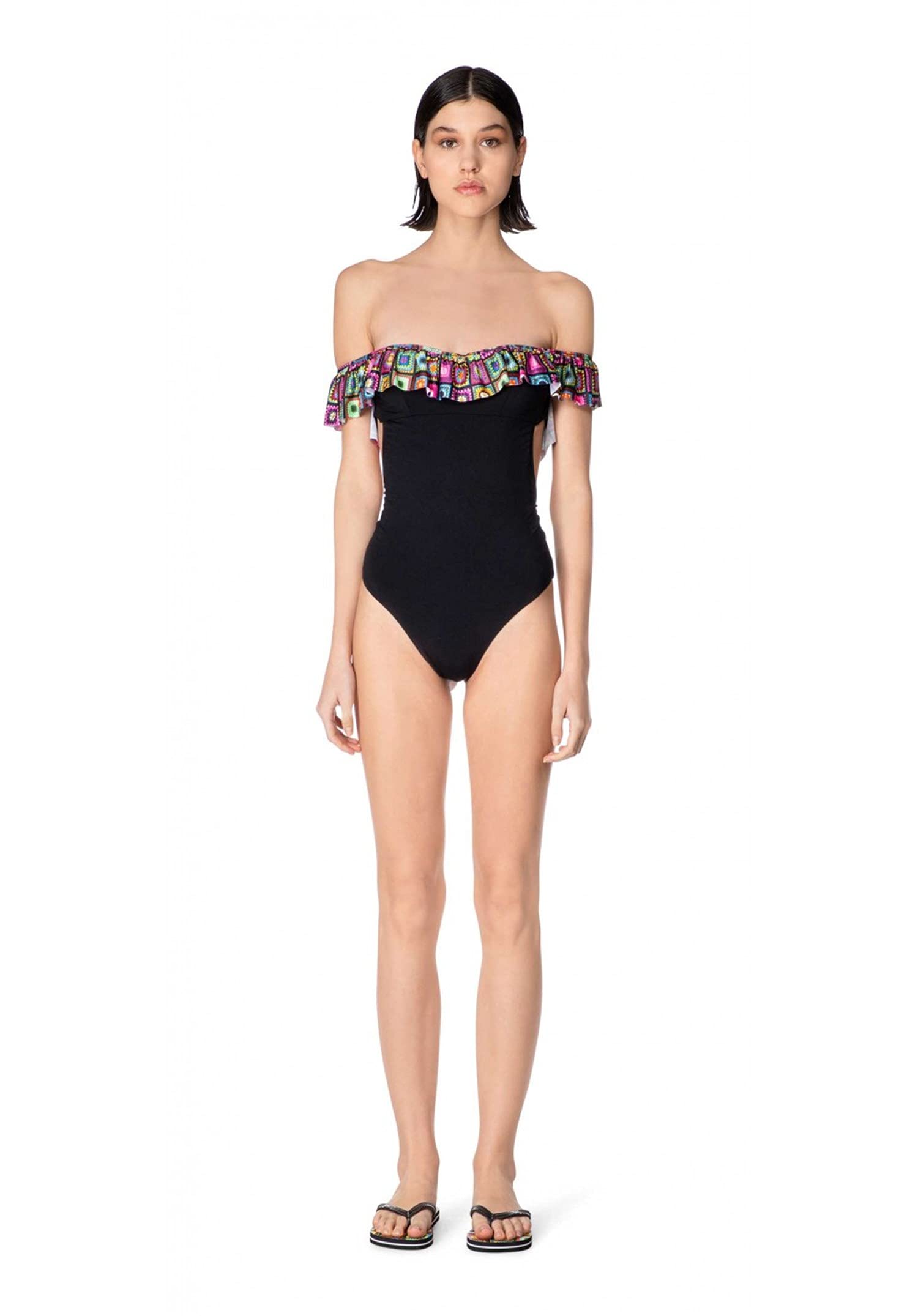 GAELLE PARIS GBDB312 Costumi da Bagno Interi Donna Nero S