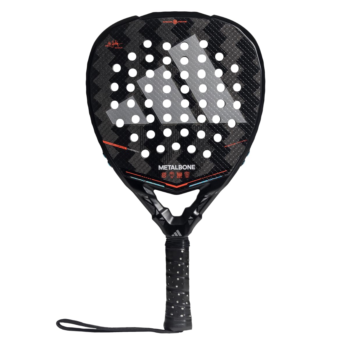 adidas Metalbone 2026 - Racchetta da paddle nero, 502 g