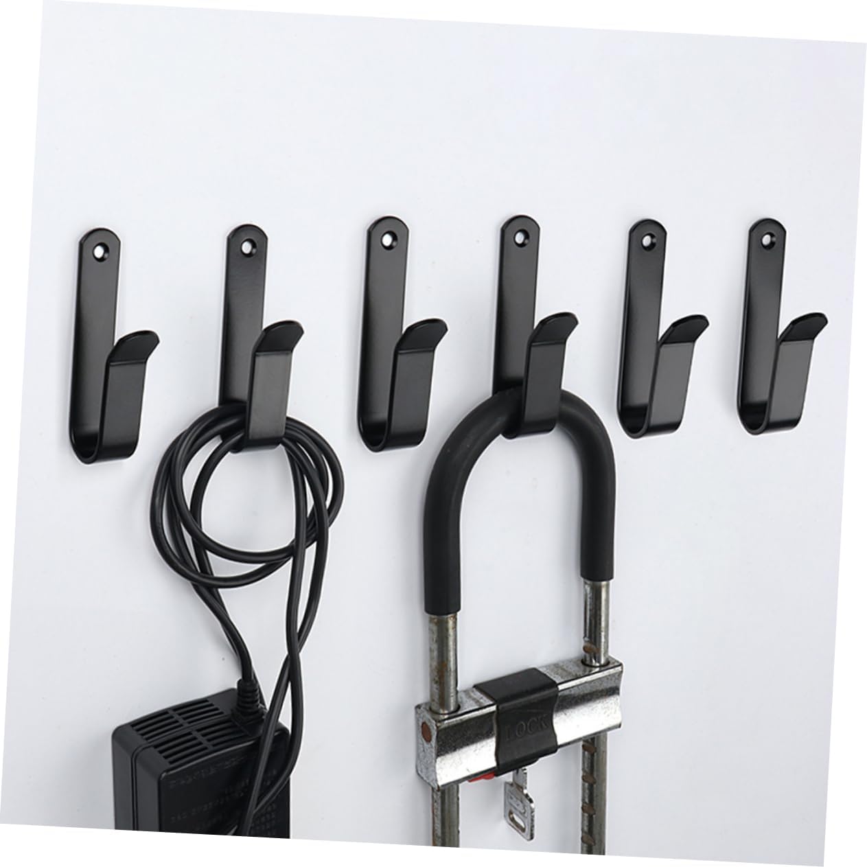 Toyvian 5sets Metal Wall Mounted Skateboard and Surfboard Hangers Storage Hooks for Garage Easy Installation for Snowboard and Kiteboard Display