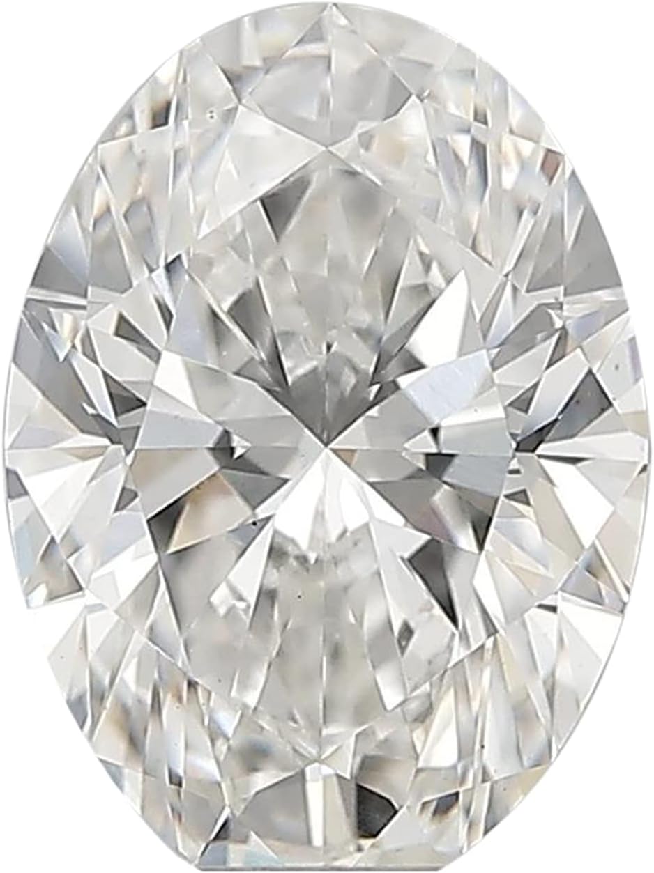 IGI Certified Laser Inscribed Loose Oval Cut Lab Grown Diamond (2.09ct, VS-SI G-H) For Engagement Ring, Pendant, Necklace, Earring