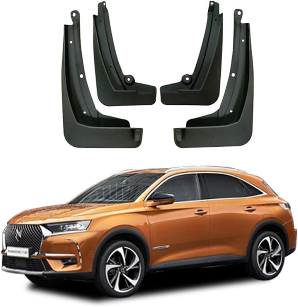 Car Mud Flaps Mudguard for Citroen DS7 2018-2024 Front and Rear Mudflaps Splash Guards Heavy Duty Flares 4-PC Auto Accessories,Send 1 Car Wash Towel