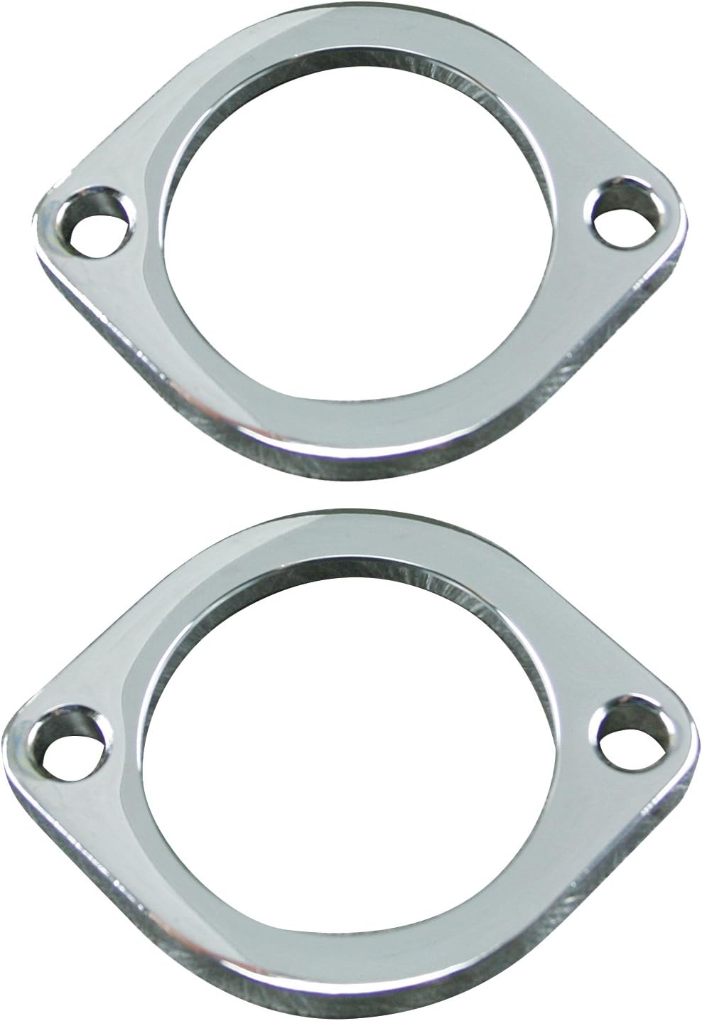 Ultima Exhaust flanges, chrome 66-203