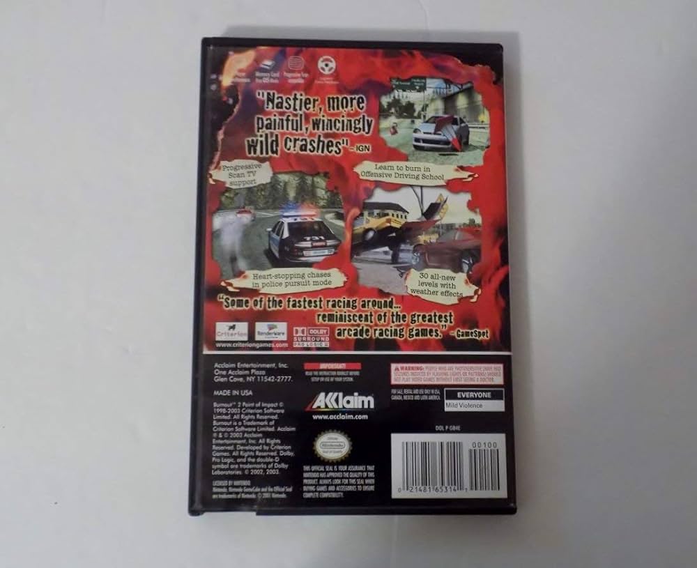 その他 BURNOUT2 POINT OF IMPACT Burnout 2 Point of Impact - Playstation 2 – Retro Island Gaming