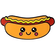Real Sic Hot Dog Enamel Pin Super Kawaii Food Lapel Pin Series - Unisex Metal Pin for Bags, Shirts and Backpacks