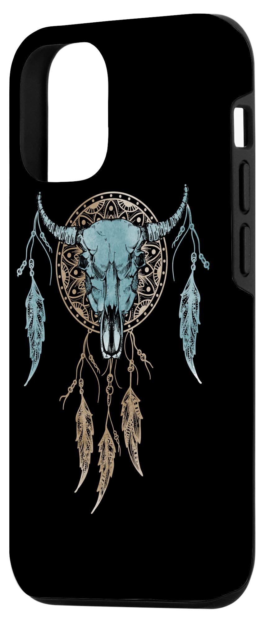 iPhone 14 Dream Catcher I Street Style Bull Skull Rodeo Case - Image 2