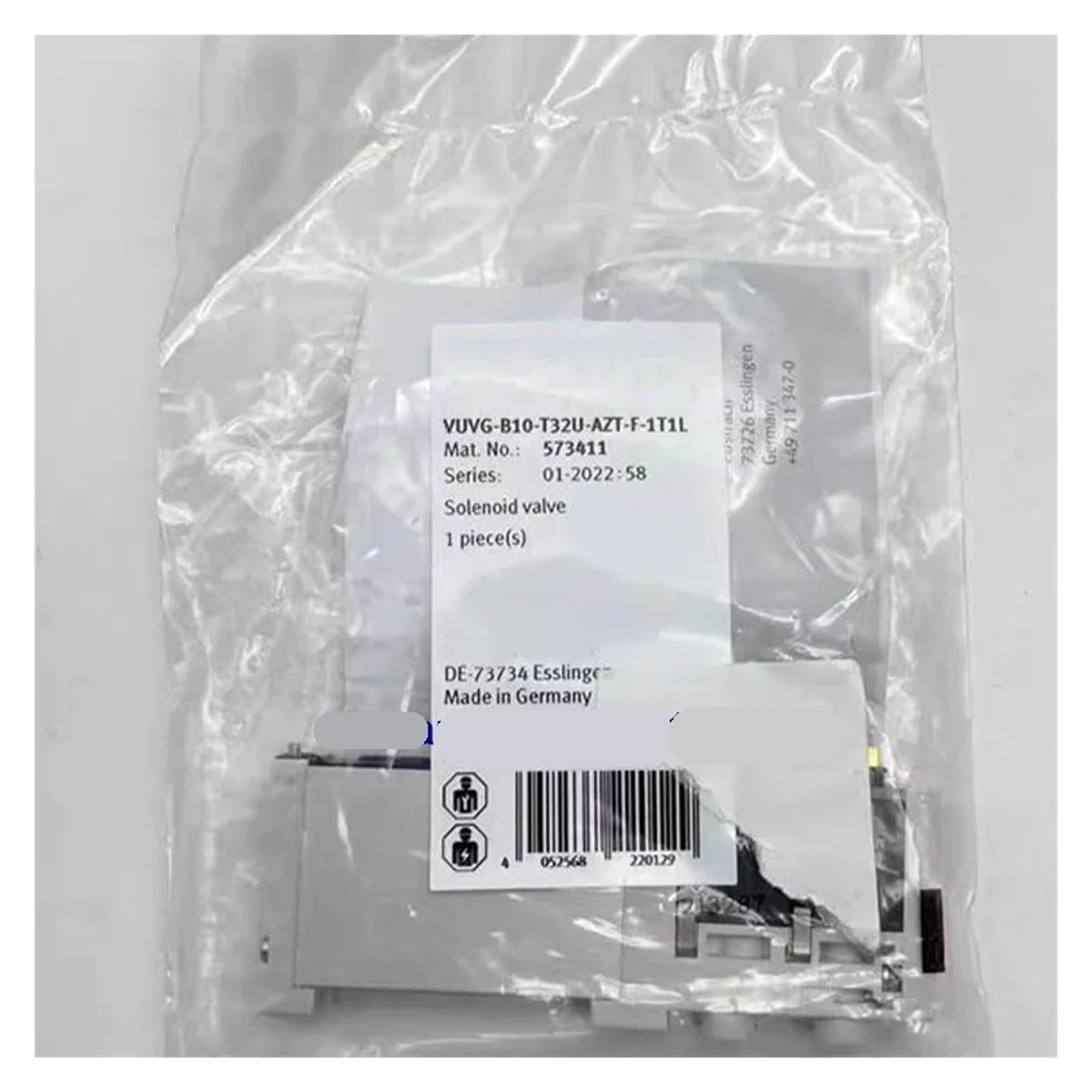 Électrovanne VUVG-B10-T32H-AZT-F-1T1L solution aux fuites d'air et pannes de distributeur 573412