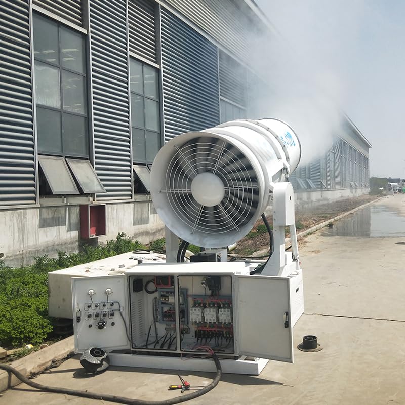 60 meter industrial fog cannon high-pressure humidifier powerful water mist sprayer suitable for construction sites mining areas and