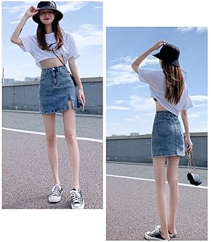 Amazon.co.jp: [SDSXZWG] ミニスカート レディース デニム