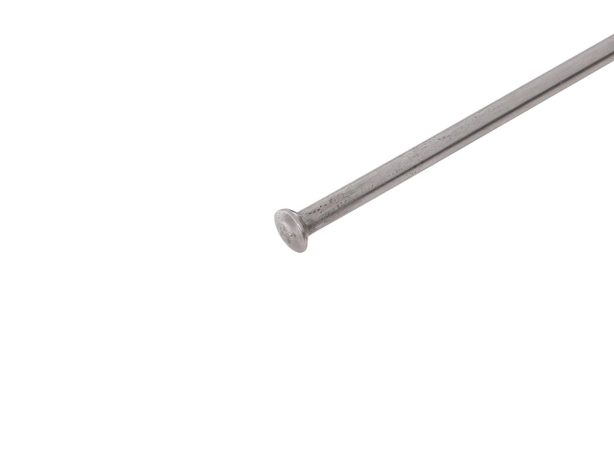 Zestaw szprychów z złączką – po 36 sztuk – szprychy M4 – 121 mm, stal nierdzewna, naturalna, prosta – np. do ETZ 125, 150