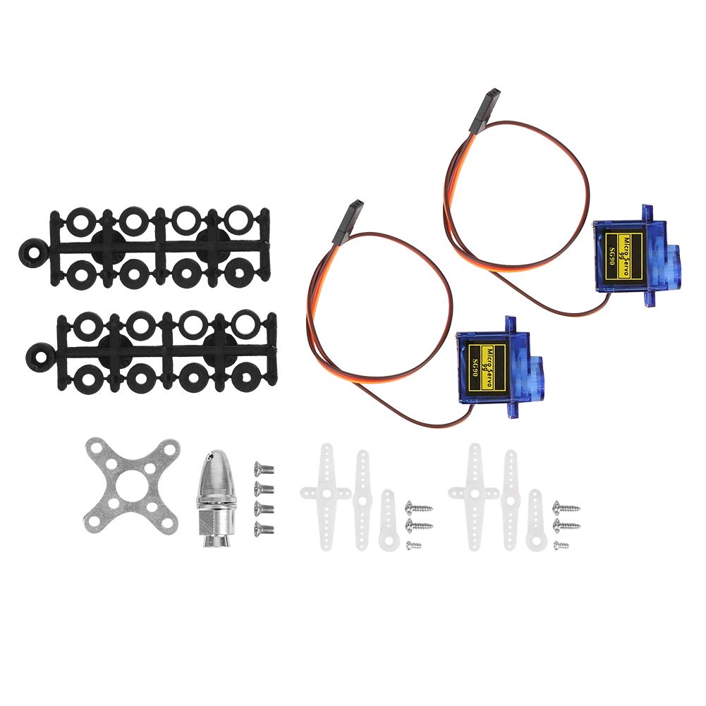 Componentes RC Helicóptero, Kit Profesional 40A ESC 2300KV Motor sin Escobillas 9G Servo Hélice, Componentes RC Avión Todo en para Modelismo RC, Drones, Helicópteros RC y Aviones RC