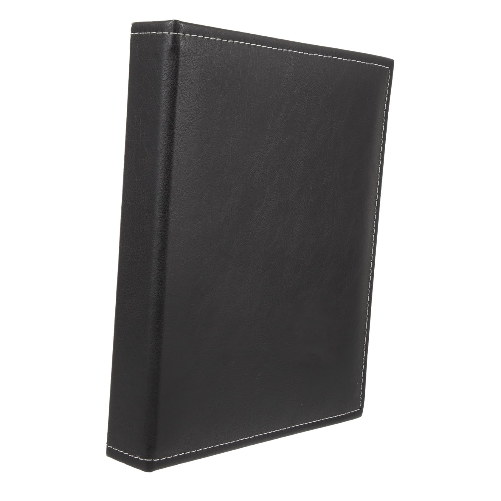 Selbstgemachtes Leder Fotoalbum zum Einkleben Vintage Scrapbook Familienalbum 6 Zoll Handgefertigtes Hochzeitsalbum mit Schwarzem Einband Reise und Erinnerungstagebuch