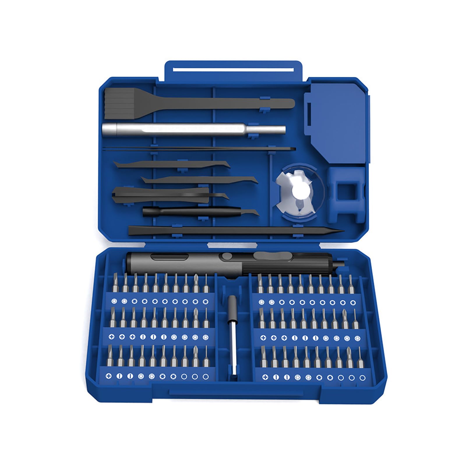 Electronics Screwdriver Set 76 in 1 with Powered Accuracy Handle Sturdy Tool for Camera Watch Repair Glasses Repair