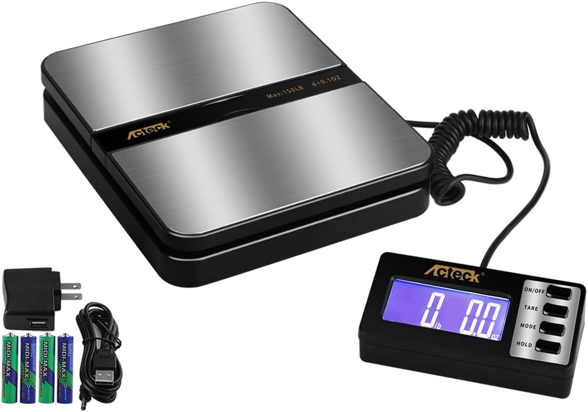 Báscula postal digital Acteck 150 lb, negra