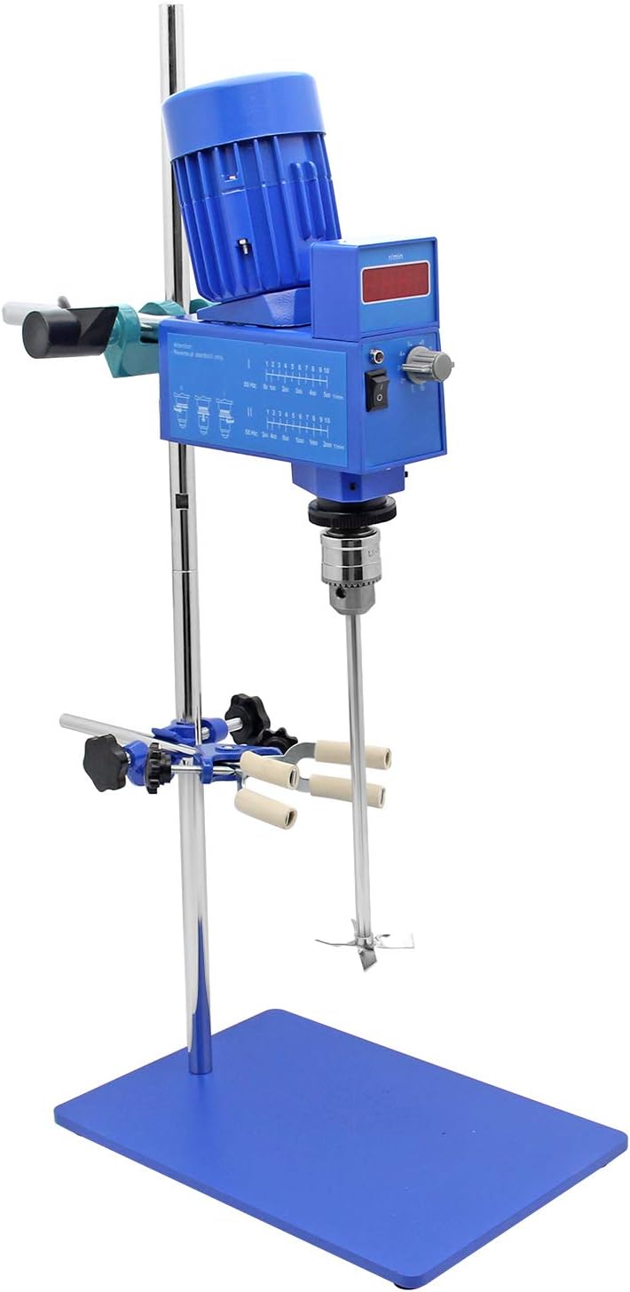 Huanyu 20L Lab Mixer Cantilevered Stirrer Electric Overhead Mixer AM120Z-H 20000ml(Digital display)