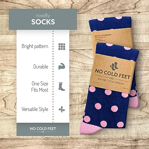 Fun Blue Colorful Novelty Socks for Men for Dress Casual Formal Groomsmen Wedding, 2 Pack4