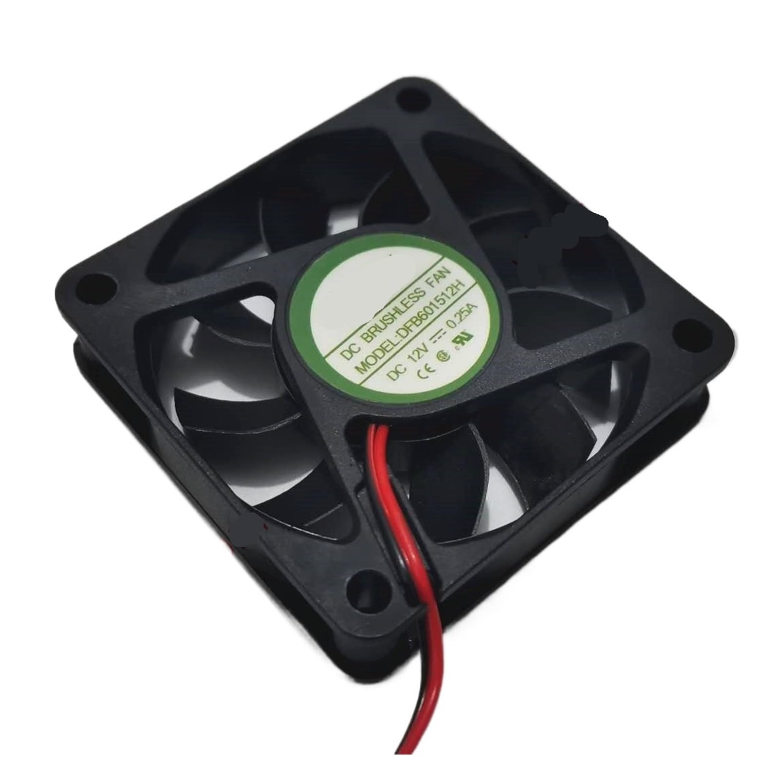 UITGVDQAT DFB601512H DC 12V 0.25A 60x60x15mm 2-Wire Server Cooling Fan