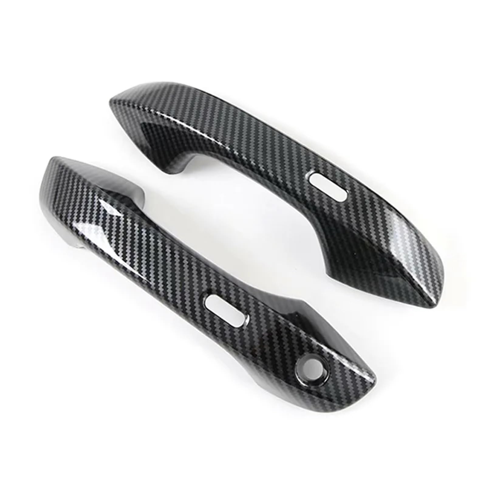 Bqwyedpl 2 1Hole 2Smart Fiber Fit For Seat Leon 2021-2024 Door Handle Bowl Scratch-Resistant Modification Special Accessories Car Door Latch Handle(2 1Hole 2Smart Fiber)
